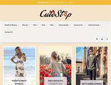 Tablet Screenshot of cutestop.com